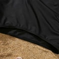 thumbnail image 3 of Styles I Love Mommy and Me Ruffle One Piece Swimsuit Black Matching Family Bathing Suit Beach Pool Swimwear (Girl, 4-5 Years), 3 of 5