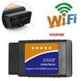 thumbnail image 1 of Xihbxyly Escáner Obdii Wifi para Coche, Herramienta de Detección de Fallos, Compatible con Android E Ios, Monitorización de Datos En Tiempo Real, Fácil de Usar, Diseño Compacto, Tamaño 45 Mm X 25 Mm, 1 of 7
