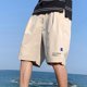 thumbnail image 1 of Puntoco Pantalones De Playa Finos Y Transpirables De Verano Para Hombre Con Cordón Informal 50% Pantalones Cortos Deportivos Pantalones Para Correr 50% Pantalones Caqui Xxxl, 1 of 4