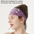 thumbnail image 2 of Toudaret 1 Pcs Sports Headband High Elasticity Breathable Wide Elastic Fitness Sweat Absorption Jogging Quick Dry Cycling Sweatband for Gym, 2 of 7