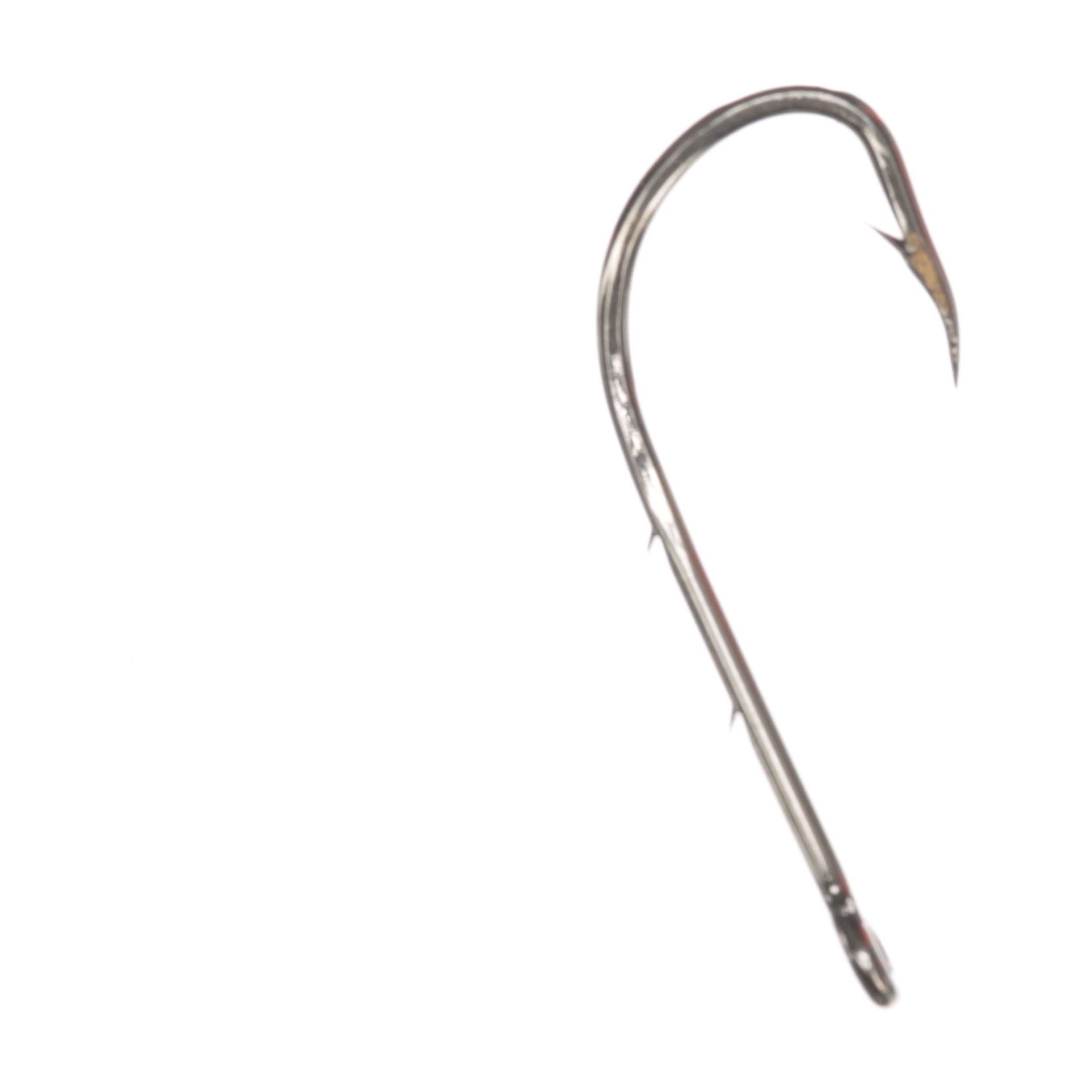 Mustad Down Eye Baitholder Hook (Nickel) - Size: 3/0 10pc