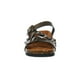 thumbnail image 5 of Sandalia Plataforma Baja Mujer Moda Casual Tipo Piel Inox gris 24 Gosh 052D2Q, 5 of 7