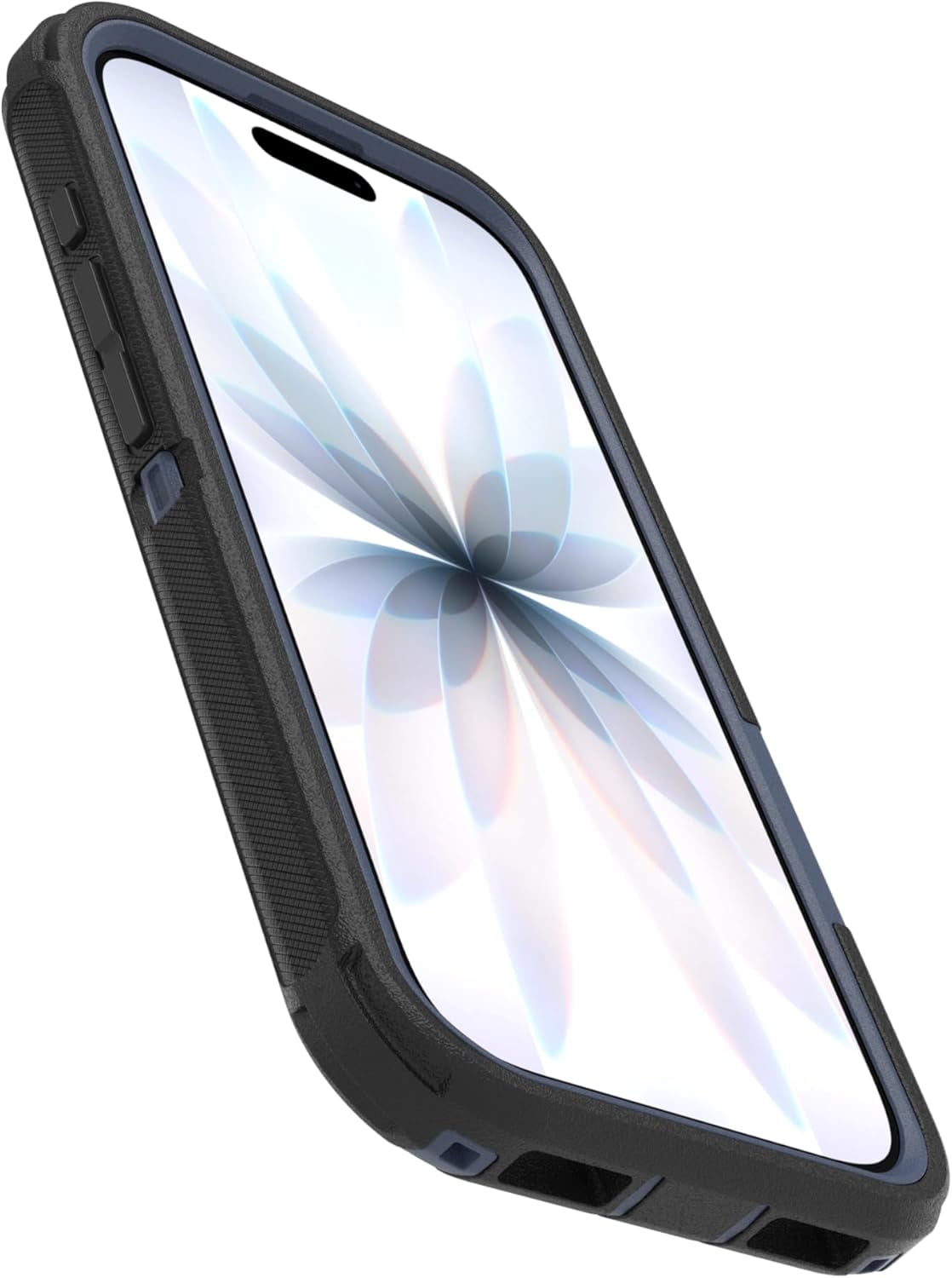 OtterBox iPhone 17 (Only) Bundle: Defender Series Case & Screen Protector - Black Shadow (Black & Blue) - Case Only - Snaps on MagSafe - Tough - Rugged & Durable
