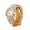 Golden, variant on Women Quartz Watch Round Dial Analog Watch with Alloy Strap Ladies Rhinestone Wristwatch for Casual Wear Parties Offices Dates