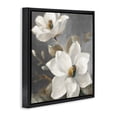 thumbnail image 3 of Stupell Industries Transitional Magnolias on Grey Black Floating Frame Canvas Art, 18 x 18, by Lanie Loreth, 3 of 8