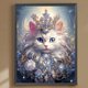 thumbnail image 2 of 5D DIY taladro redondo completo diamante pintura diamante gato kit decoración del hogar 30x40cm, 2 of 9