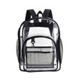 thumbnail image 1 of POINTERTECK Solid Clear Waterproof PVC Backpack Shoulder Top-Handle School Bag (Black), 1 of 6