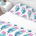thumbnail image 4 of Designart 'Hand Drawn Feathers Isolated on Background' Southwestern Duvet Cover Set, 4 of 4