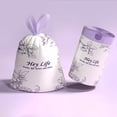 thumbnail image 4 of Piwvid 100 Pack Cat Litter Box Liner Bags Compatible with Self-Cleaning Cat Litter Box, Thick Heavy Duty Drawstring Waste Drawer Liners Compatible with Automatic Litter Box ﻿, 4 of 8