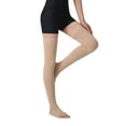 thumbnail image 3 of AMZAM Thigh High Compression Stockings for Unisex, Open Toe, 20-30mmhg, Beige L, 3 of 7