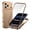 Gold, variant on Ultra Slim Case Compatible with iPhone Air, Stylish Aluminum Alloy Metal Magnetic Front Back Cover, Built-in Screen Protector, Luxury Shockproof Drop Protective Phone Case, Gold