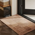 thumbnail image 5 of Unique Bargains Luxury Bath Floor Mats Soft Absorbent Bath Rugs Quick Dry Brown 16" x 24", 5 of 7