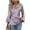 Purple, variant on DAFPZW Womens Satin Blouse Cowl Neck Draped Silky 3/4 Bell Sleeve Tops Dressy Casual Business Casual Shirts Outfit