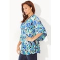 thumbnail image 3 of Catherines Women's Plus Size Bejeweled Pleated Blouse, 3 of 4