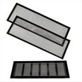 thumbnail image 1 of Paquete de 2 de Ventilación/Trampa de Registro de Piso Negras de 4x10 - Cubierta de Pantalla de Ventilación de Aire Magnética de Silicona para Aire Acondicionado Doméstico, 1 of 7
