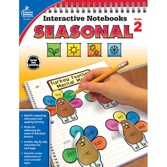 Pre-Owned Interactive Notebooks Seasonal, Grade 2 (Paperback) 1483850269 9781483850269