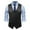 Black, variant on Mens Classic Formal Business Suit Vest, Casual Pocket Slim Fit Tuxedo Waistcoat S-XXL
