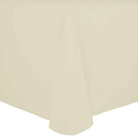 

Ultimate Textile Cotton-feel 54 x 120-Inch Oval Fine Dining Tablecloth