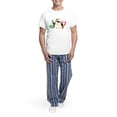 thumbnail image 4 of CafePress - Christmas Penguin Joy 2 Men's Light Pajamas - Men's Light Loose Fit Cotton Pajama Set, 4 of 7