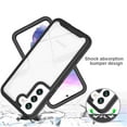 thumbnail image 2 of Allytechgroup Galaxy S24 FE Case with Screen Protector, Clear Rugged Hybrid Anti-Yellow Shockproof Full Body Protective Slim Fit Phone Case for Samsung Galaxy S24 FE - Blue, 2 of 4