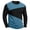 Blue, variant on GrmtClth Mens Basic Daily Wear Spliced Color Block Crew Neck Pullover Shirts, Long Sleeve Relax Fit Everyday Leisure Tops Blue XL