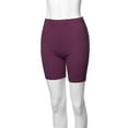 thumbnail image 5 of TheLovely Womens & Plus Basic Solid Cotton Mid Thigh High Rise Biker Bermuda Shorts, 5 of 5