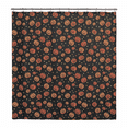 thumbnail image 3 of Way To Celebrate Jack-o'-Lantern Shower Curtain Set with 12 Hooks, Black, 3 of 9