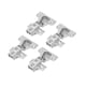 thumbnail image 1 of Bisagra Hidráulica, 4 Juegos De Bisagras Para Puerta De Muebles, Universales, Duraderas Con Tornillos Para El Hogar, El Dormitorio, La Cocina, 1 of 7