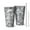 Gray White Camo, variant on 16oz Tumblers Dark Blue Camo Irregular Pattern Stainless Steel Vacuum Insulated Double Wall Travel Tumbler Cups Mug with Lid and Straw,Cleaning Brush for Coffee,Tea