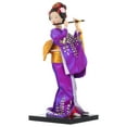 thumbnail image 3 of ColoMX Muñeca Geisha de estilo japonés, decoración de muñeca con kimono, adorno de escritorio, 1 ud., 3 of 7