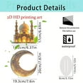 thumbnail image 3 of Herunwer Ramadan Decorations 2D Flat Acrylic Eid Mubarak Ramadan Table Sign Ramadan Moon Maid Ornament for Muslim Party Tabletop Decor Islamic Gifts, 3 of 6