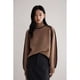thumbnail image 3 of MEXZT Vintage Striped Sweater Women Patchwork Knitted Pullovers Korean Half High Neck Knitwear Winter Long Sleeve Loose Jumpers, 3 of 5