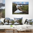 thumbnail image 4 of Designart White Spots Snowfields In Gullies - Landscape Printed Throw Pillow - 12x20, 4 of 5
