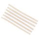 thumbnail image 5 of 100Pcs Double Loop Wire Binding Spine 20 Sheet Capacity 3:1 Pitch 34 Loop 6.4mm Diameter Set Kit for A4 Paper Gold, 5 of 5