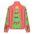 thumbnail image 6 of Jackets for Women Winter Coat Jackets Flannel Stand Collar Jacket(Cute Christmas Tree Cartoon,Size:S-4XL), 6 of 7