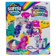Cra-Z-Art Softee Dough Princess Ponies & Unicorn, 1 Multicolor Dough Kit, Child Ages 3 and up