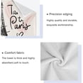 thumbnail image 4 of SKYSONIC 3 Pack Towel Beautiful Eiffel Tower Take Me to Paris Cotton Bath Towel Set (1 Bath Towel, 1 Hand Towel, 1 Washcloth) for Bathroom, Super Soft and Quick Dry Towels, 4 of 7