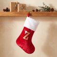 thumbnail image 6 of Unique Bargains Double Layer Modern Cozy Reindeer Christmas Stocking Letter Z 18", 6 of 6