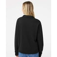 thumbnail image 3 of MV Sport Women's Sueded Fleece Quarter-Zip Sweatshirt, 3 of 5