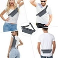 thumbnail image 5 of Ikohbadg Fanny Pack for Women Men Waterproof Crossbody Belt Bag with 3 Zipper Pockets Adjustable Strap Travel Cycle Run Fanny Pack for Daily Use, 5 of 6