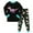 Black, variant on Linfrsh Toddler Boys Pajamas Set Cotton Sleepwear Long Sleeve Toddler Boys Pajama Monster Truck Pjs Soccer Baseball Sport Kids Dinosaur 2 Piece Sleepwear Clothes(Light Blue,8-9 Years)