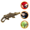 thumbnail image 2 of Pendentif Crocodile en Laiton Pendentif Délicat Modèle Décoratif Crocodile en Laiton, 2 of 7