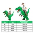 thumbnail image 7 of GOOSH 36 inch Kids Inflatable Dinosaur Costume, Blow Up Dinosaur Costume Dino Costume for Kids, Funny Halloween Costumes Boys Girls Unisex Dinosaur Blow Up Costume for Halloween Party Cosplay, 7 of 7