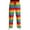 Rainbow Stripe, variant on #followme Polar Fleece Pajama Pants for Men Sleepwear PJs (American Flag, Small)