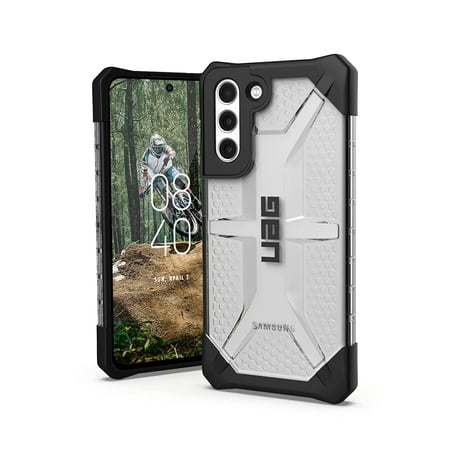 UAG Samsung Galaxy S21 FE 5G (SM-G990) Case [6.4-inch Screen] Rugged Lightweight Slim Shockproof Transparent Plasma Protective Cover, Ice
