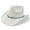 White_001, variant on Fgnfyis Hats for Women and Men Summer Western Cowboy Shapeable Straw Hat Hand-Woven Hollowed Out Breathable Sun Hat Khaki_005