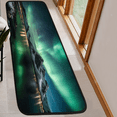 thumbnail image 6 of ADECORIVY Northern Lights Aurora Hallway Runner Rug 2x6 Washable Kitchen Runner Non Slip Laundry Room Bathroom Rug Soft Carpet for Living Room Entryway Mat, 6 of 8