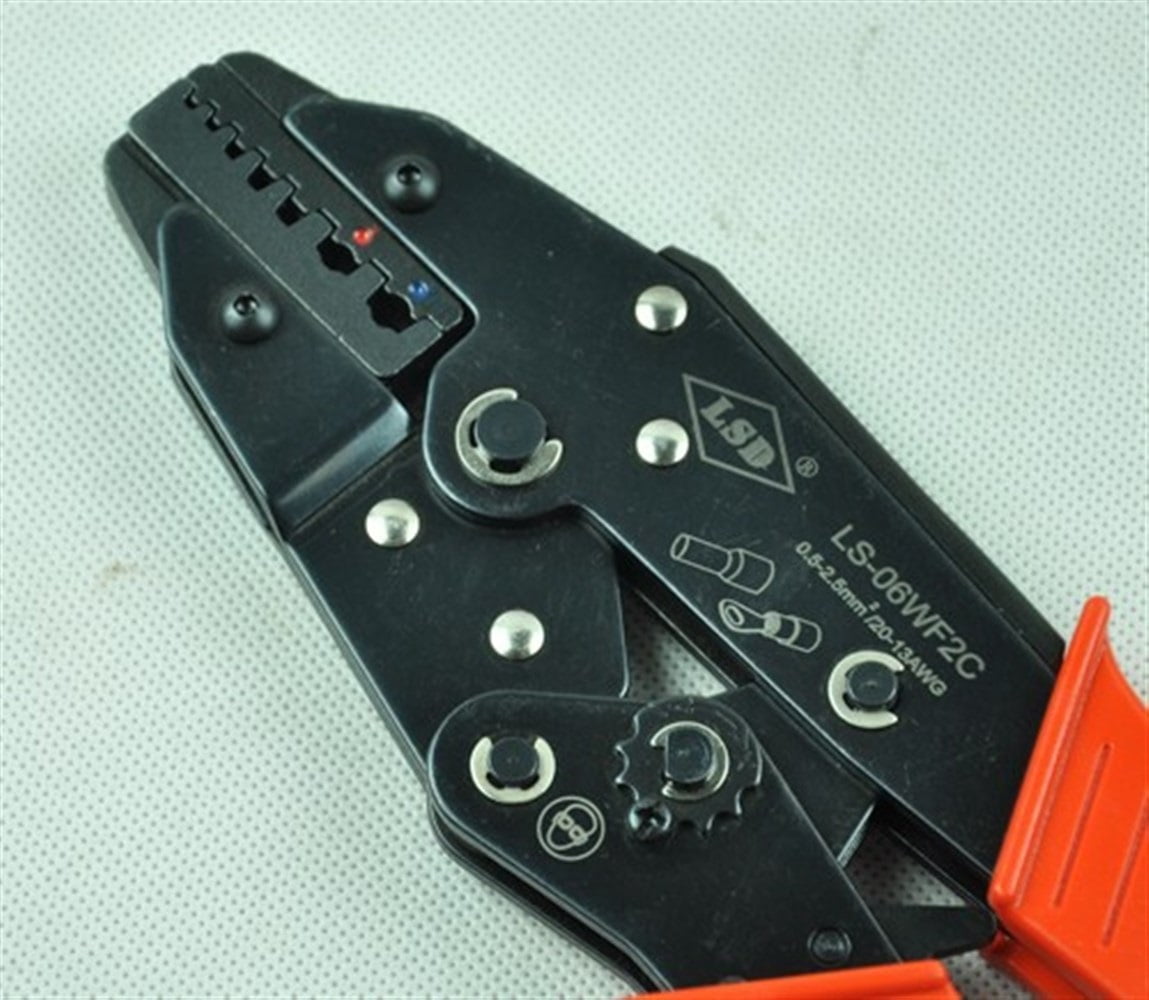 Coaxial Crimping Pliers,0.5-2.5mm² Carbon Steel Ratchet Crimping Tool, Multifunctional Cable Crimping ,Durability That Lasts