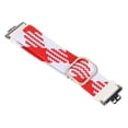thumbnail image 2 of BIMZUC Correa de Nylon Ajustable para Huawei Watch Fit Rojo Blanco (13.00 cm / 5.12 inches), 2 of 8