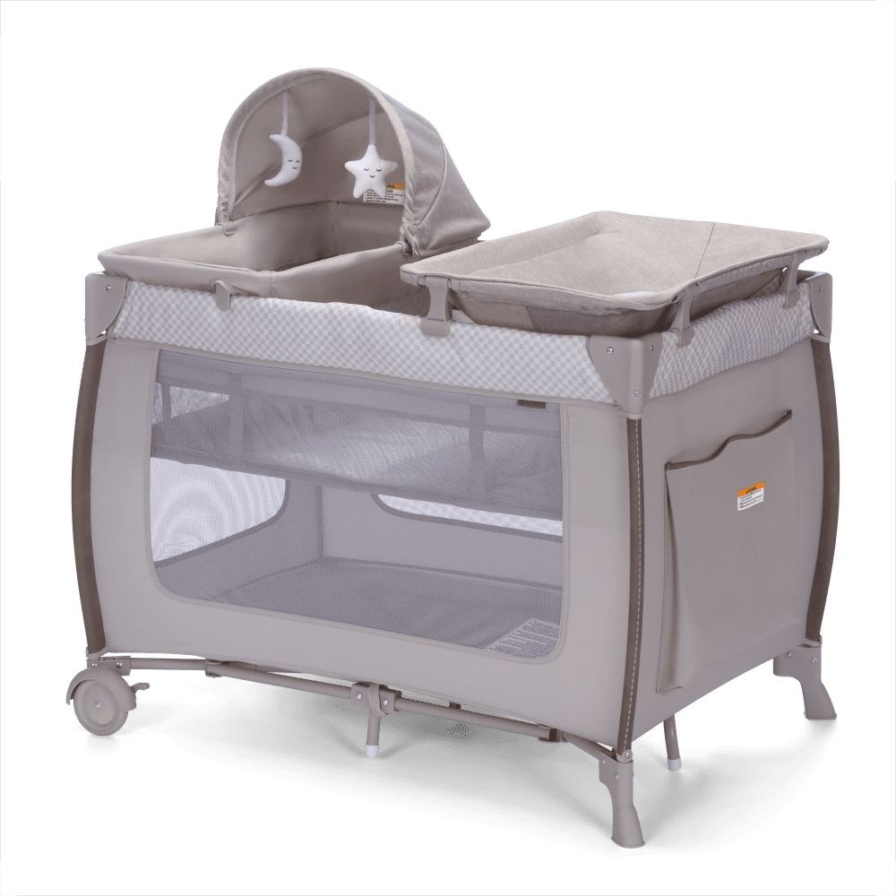 Monbebe Soula 3-in-1 Play Yard with Bassinet